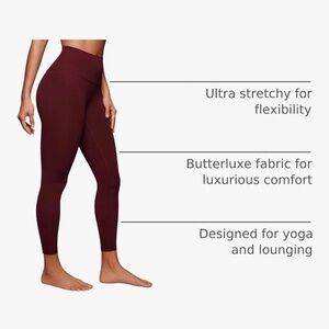 CRZ Yoga - Red Merlot Leggings - SZ. S - Never Worn  - New!